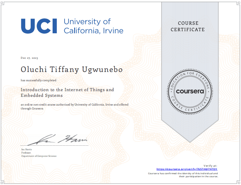 Introduction to the Internet of Things and Embedded Systems